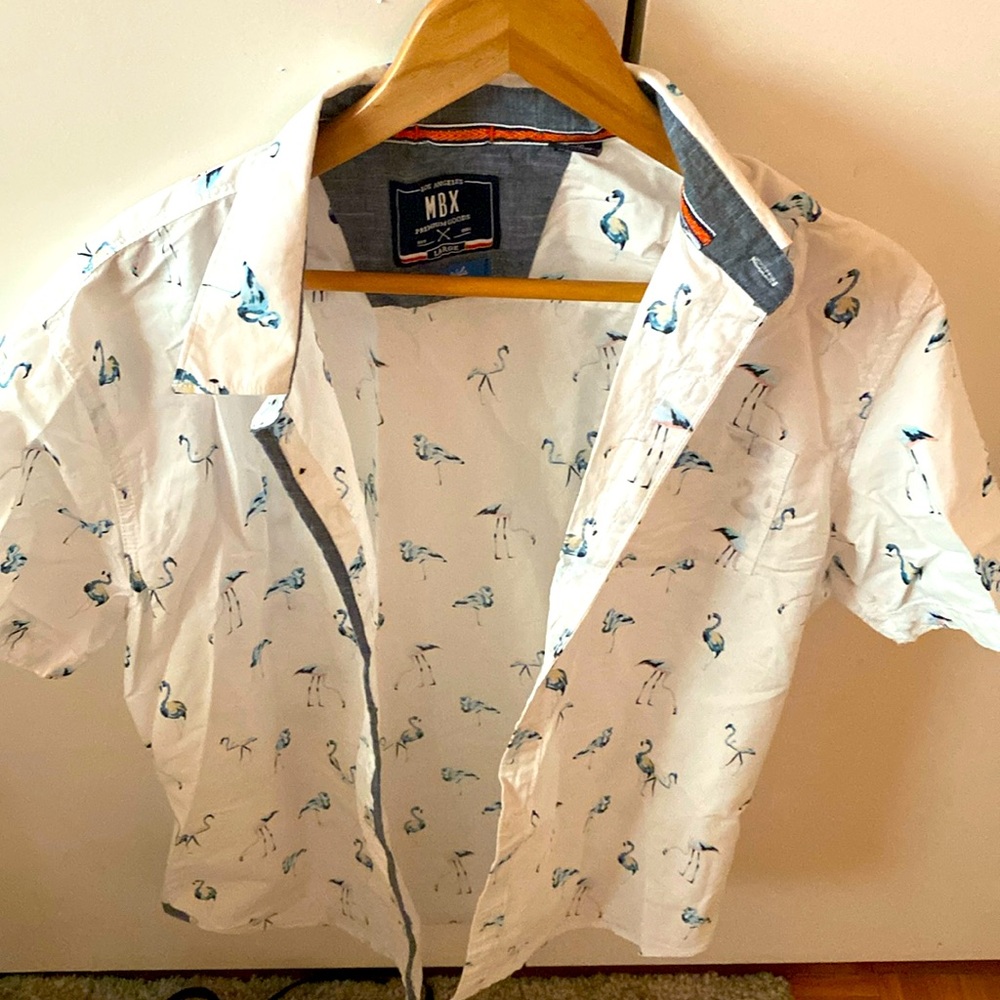 MBX short sleeve casual flannel